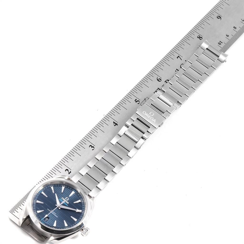 Omega Seamaster Aqua Terra Blue Dial Watch 220.10.41.21.03.001 For Sale 5