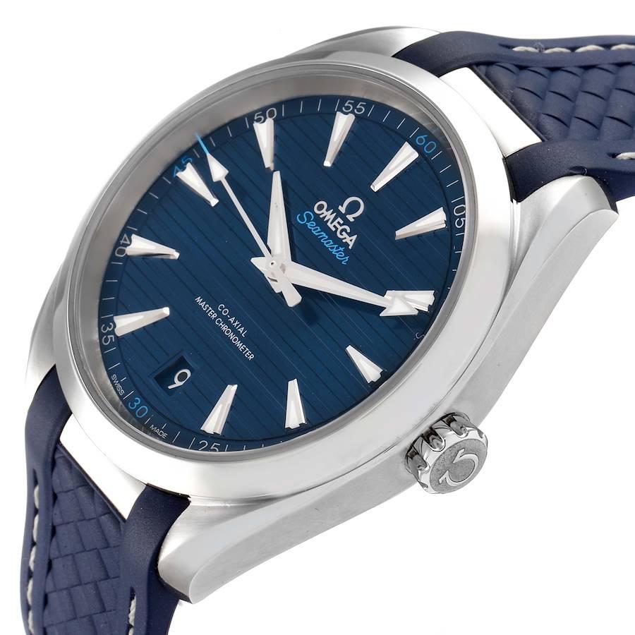 Omega Seamaster Aqua Terra Blue Dial Watch 220.12.41.21.03.001 Box Card 1