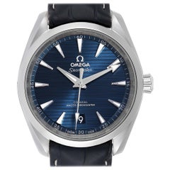 Omega Seamaster Aqua Terra Blue Dial Watch 220.13.38.20.03.001 Box Card