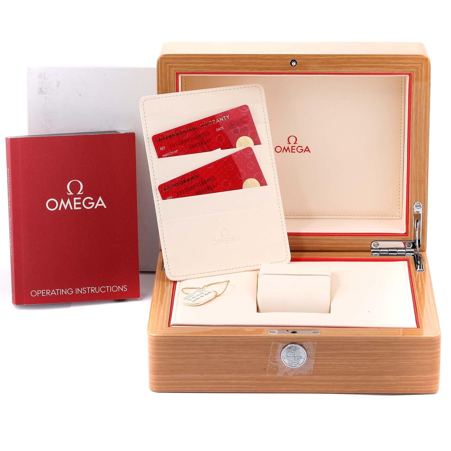Omega Seamaster Aqua Terra Blue Dial Watch 231.10.39.21.03.002 Box Card For Sale 5