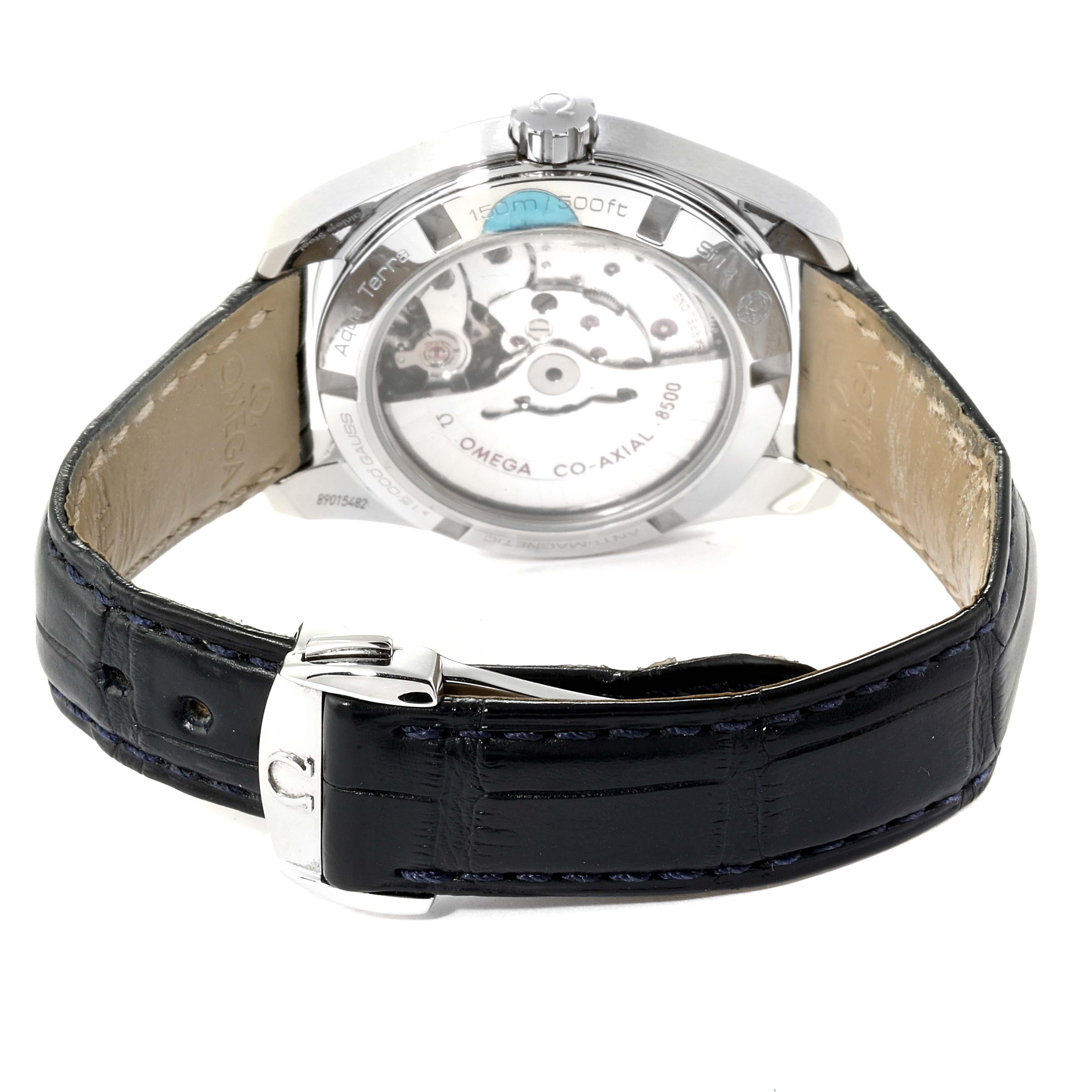 Omega Seamaster Aqua Terra Blue Dial Watch 231.13.39.21.03.001 Box Card 2