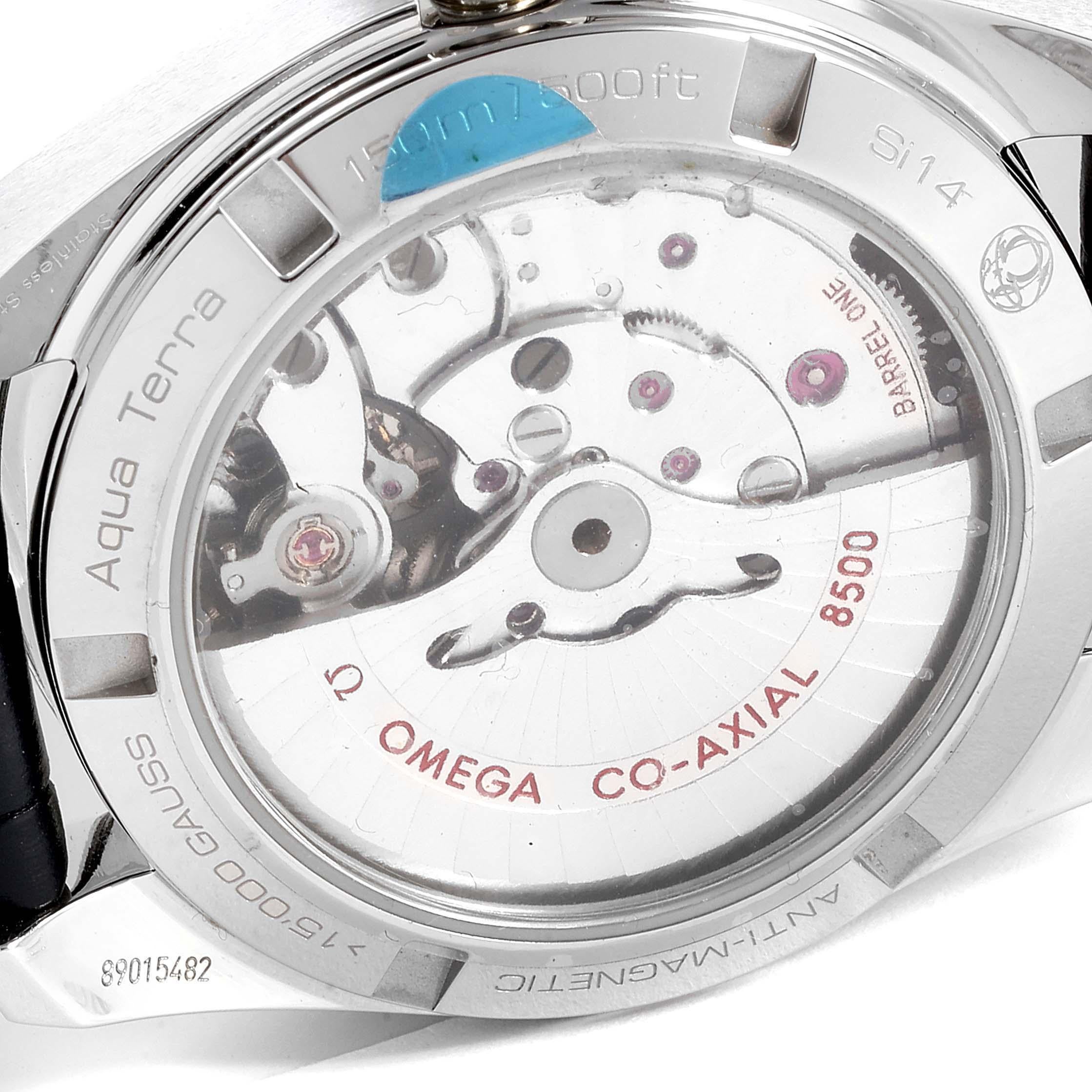 Omega Seamaster Aqua Terra Blue Dial Watch 231.13.39.21.03.001 Box Card 3