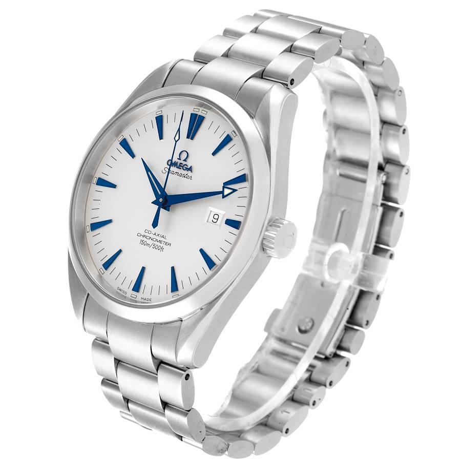 Omega Seamaster Aqua Terrablaue Stahl-Herrenuhr 2502.33,00 im Angebot 1