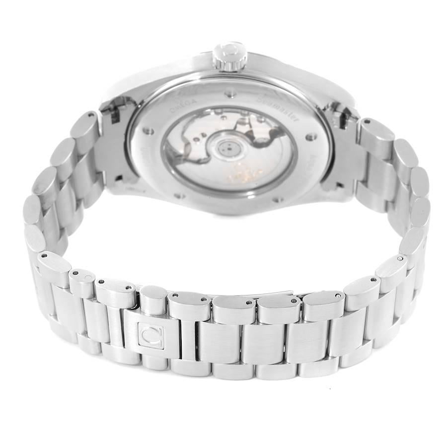 Omega Seamaster Aqua Terrablaue Stahl-Herrenuhr 2502.33,00 im Angebot 4