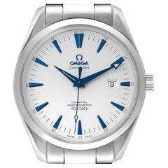 Omega Seamaster Aqua Terra Blue Hands Steel Mens Watch 2502.33.00