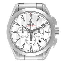 Omega Seamaster Aqua Terra Chrono Steel Mens Watch 231.10.44.50.04.001 Box Card