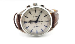 Omega Seamaster Aqua Terra Chronograph Men's Watch Automatic White/Blue Dial
