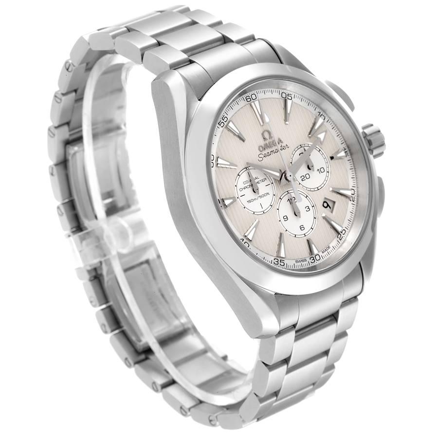 Omega Seamaster Aqua Terra Co-Axial Chrono Uhr 231.10.44.50.09.001 Box-Karte im Zustand „Hervorragend“ in Atlanta, GA