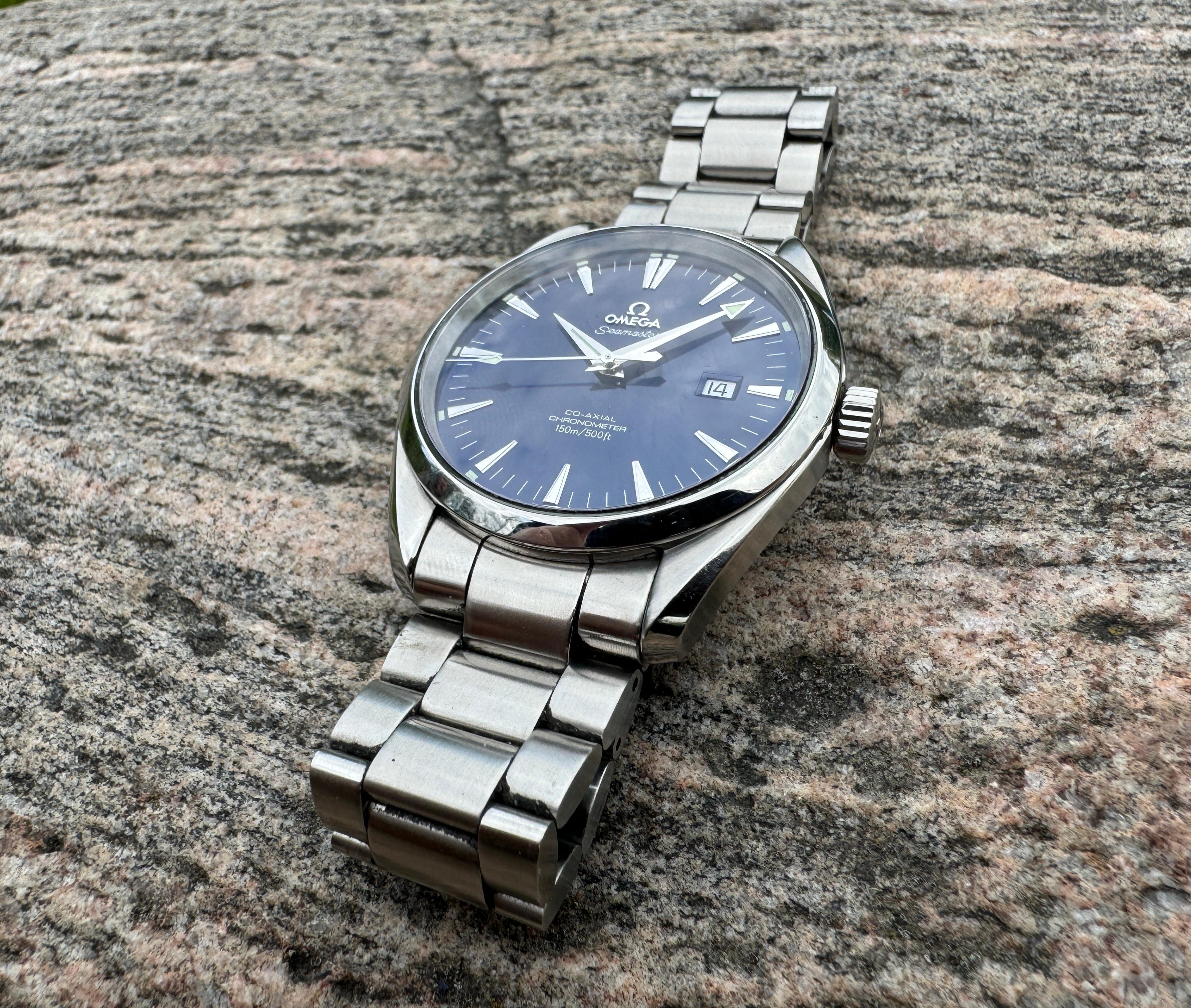 Omega Seamaster Aqua Terra Co-Axial Hemmung 42mm Uhr im Angebot 11