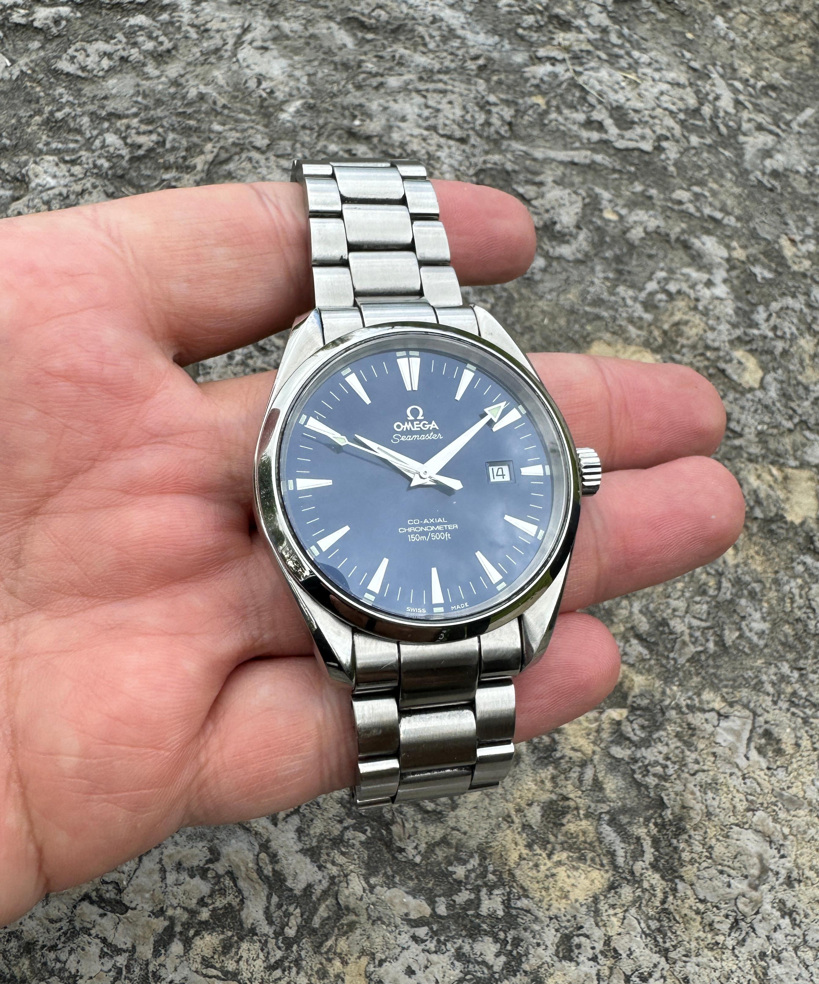 Omega Seamaster Aqua Terra Co-Axial Hemmung 42mm Uhr im Zustand „Gut“ im Angebot in Toronto, CA