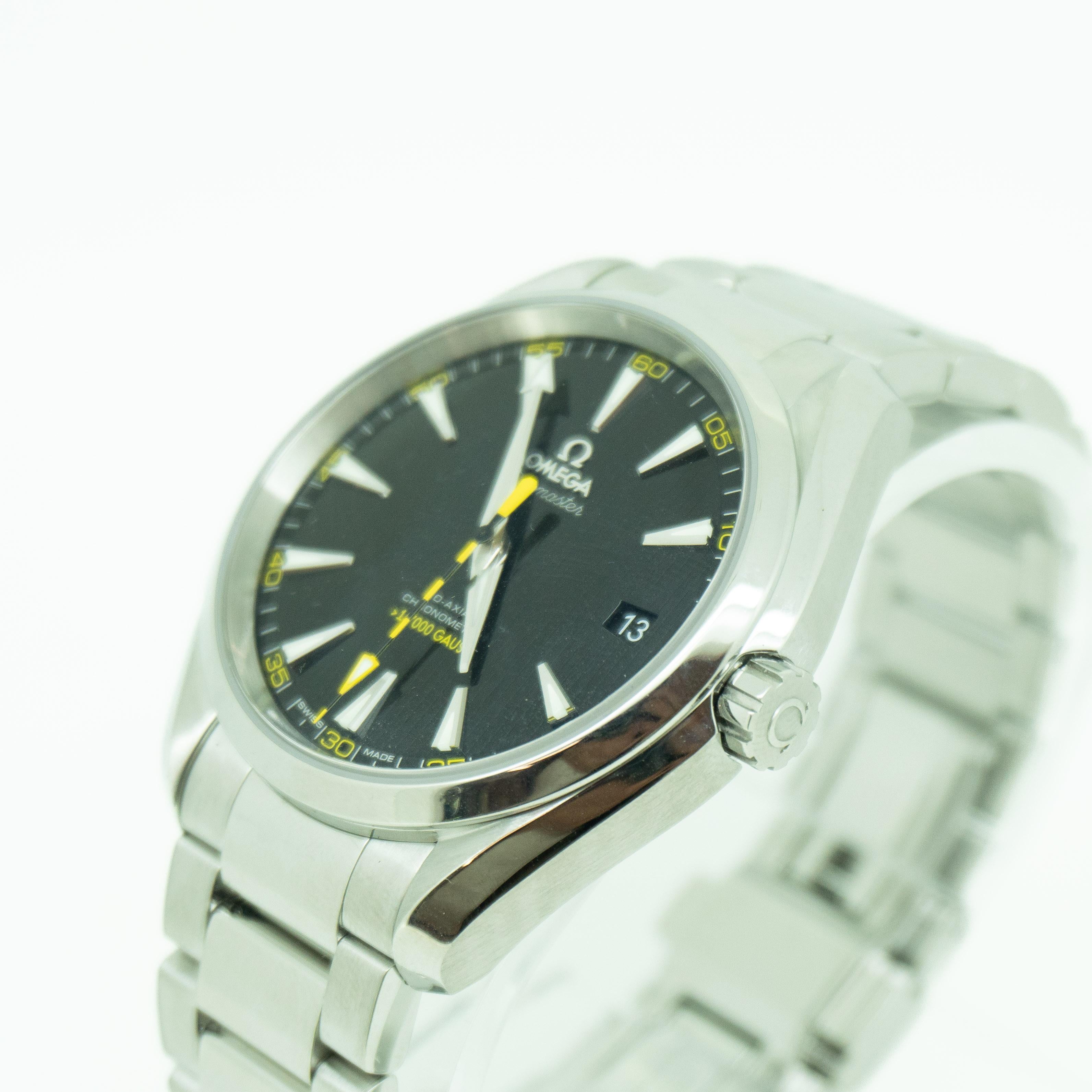 Omega Seamaster Aqua Terra In Excellent Condition For Sale In Oyster Bay, NY