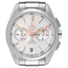 Omega Seamaster Aqua Terra GMT Chronograph Watch 231.10.43.52.02.001 Box Card
