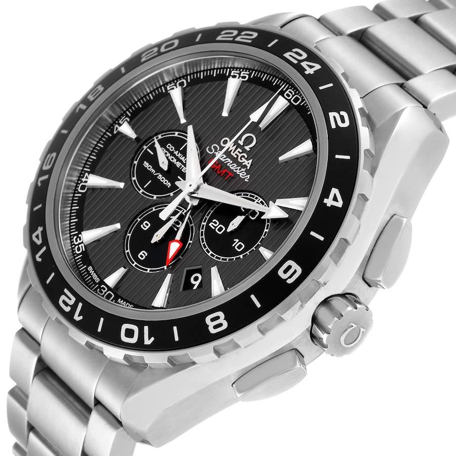 Omega Seamaster Aqua Terra GMT Chronograph Watch 231.10.44.52.06.001 Box Card 1