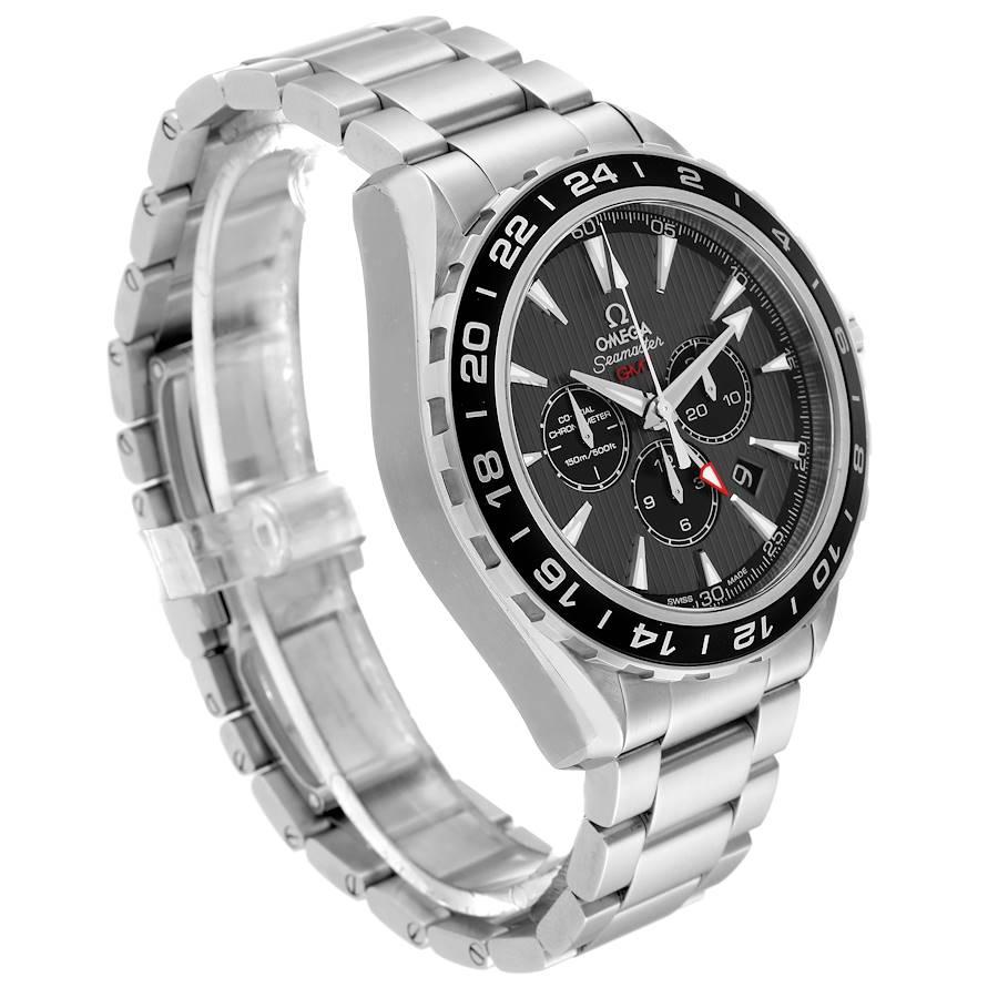 Omega Seamaster Aqua Terra GMT Chronograph Orologio 231.10.44.52.06.001 Non indossato In condizioni ottime a Atlanta, GA