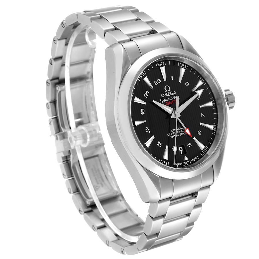 Omega Seamaster Aqua Terra GMT Co-Axial Watch 231.10.43.22.01.001 Box Card In condizioni ottime a Atlanta, GA