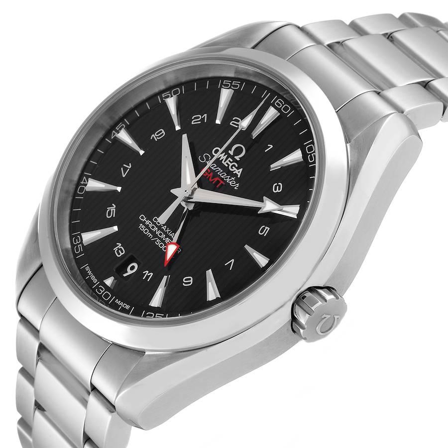 Omega Seamaster Aqua Terra GMT Co-Axial Watch 231.10.43.22.01.001 Box Card 1