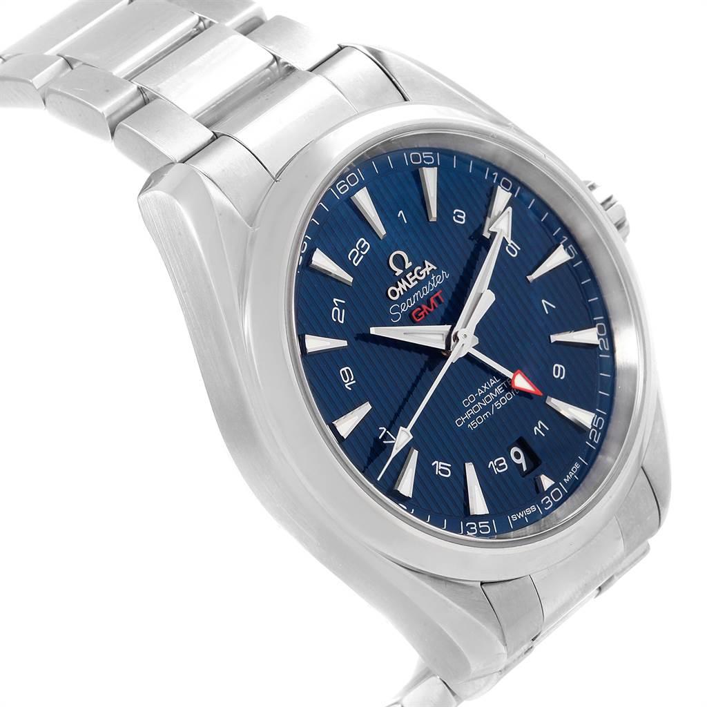 Men's Omega Seamaster Aqua Terra GMT Co-Axial Watch 231.10.43.22.03.001