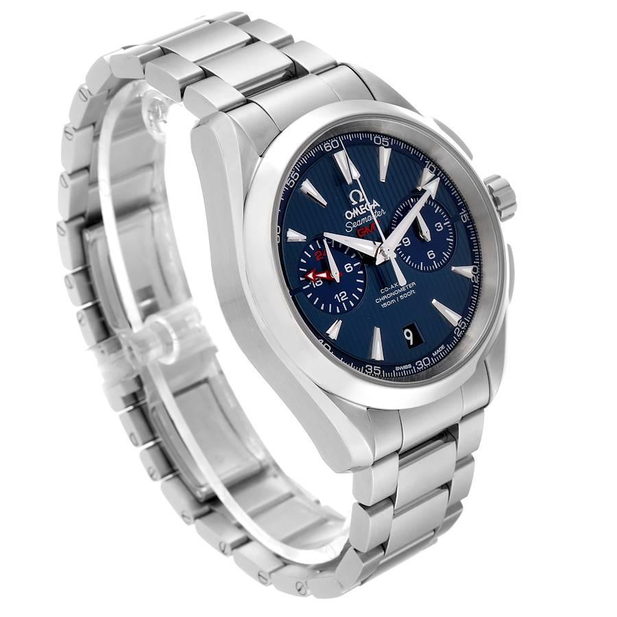 Omega Seamaster Aqua Terra GMT Orologio Uomo 231.10.43.52.03.001 Scheda Box In condizioni ottime a Atlanta, GA