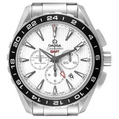 Used Omega Seamaster Aqua Terra GMT Mens Watch 231.10.44.52.04.001