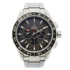 Omega Seamaster Aqua Terra GMT Stahlgraue Herrenuhr 231.10.44.52.06.001