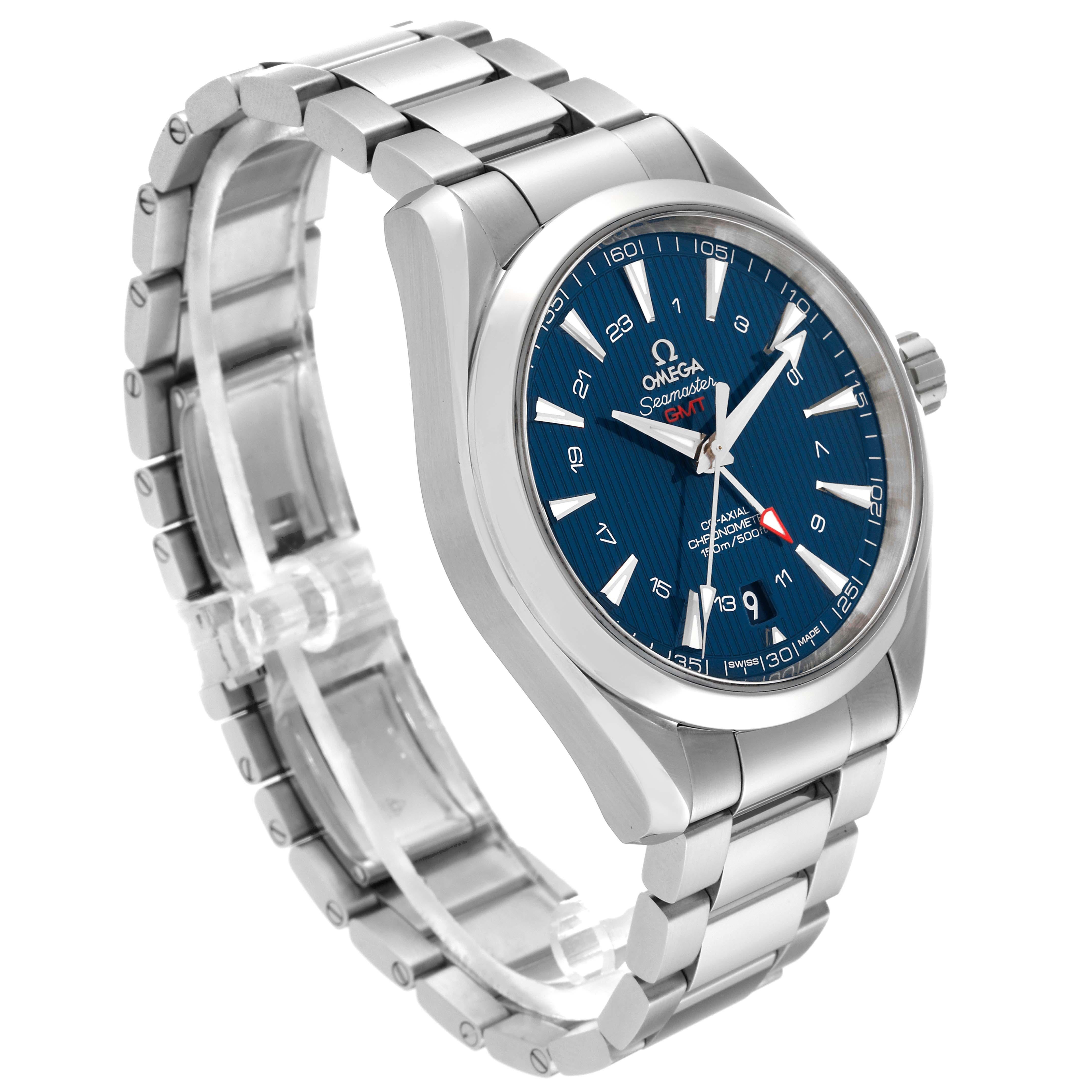 Omega Seamaster Aqua Terra GMT Acciaio Orologio Uomo 231.10.43.22.03.001 Scheda Box 7