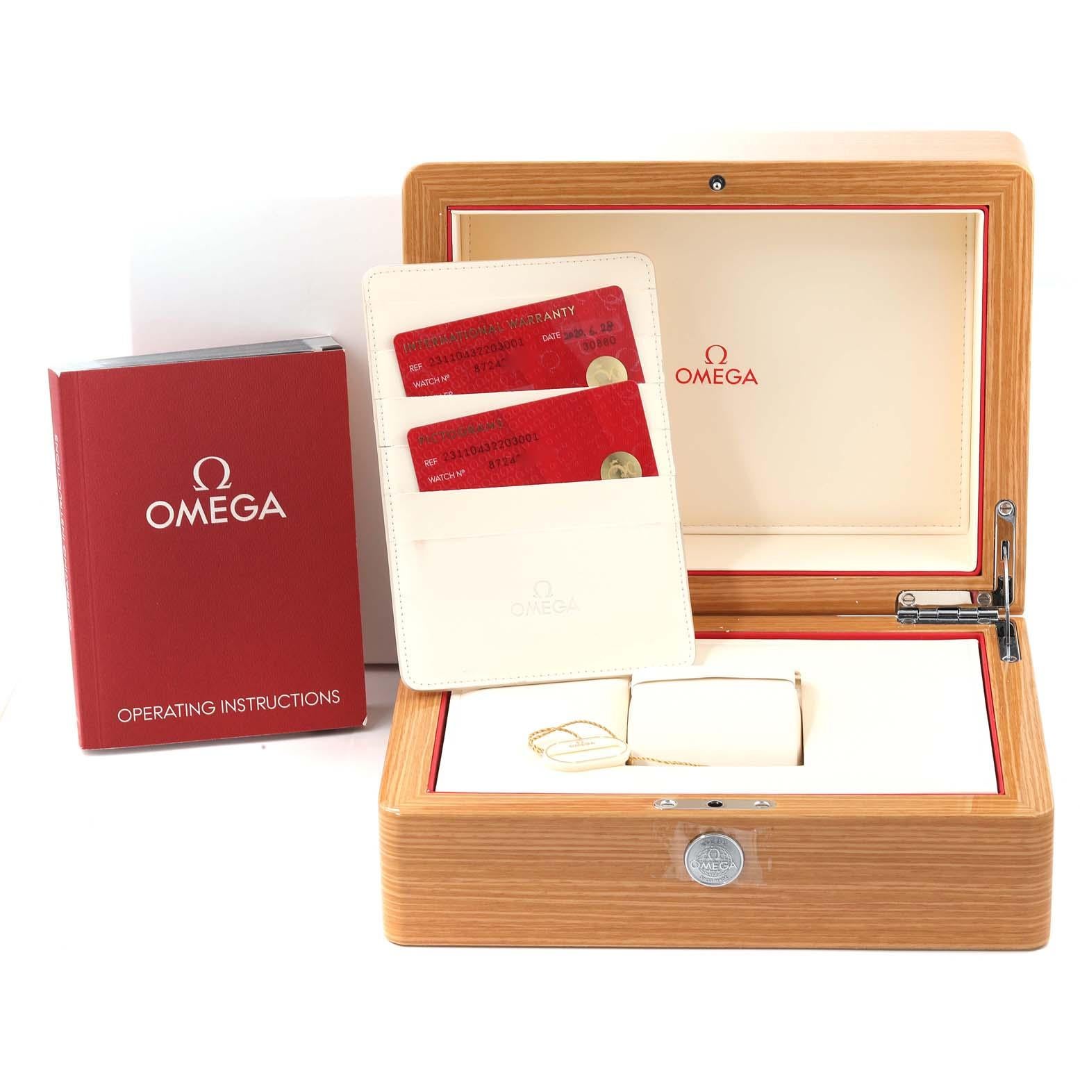 Omega Seamaster Aqua Terra GMT Steel Mens Watch 231.10.43.22.03.001 Box Card 4