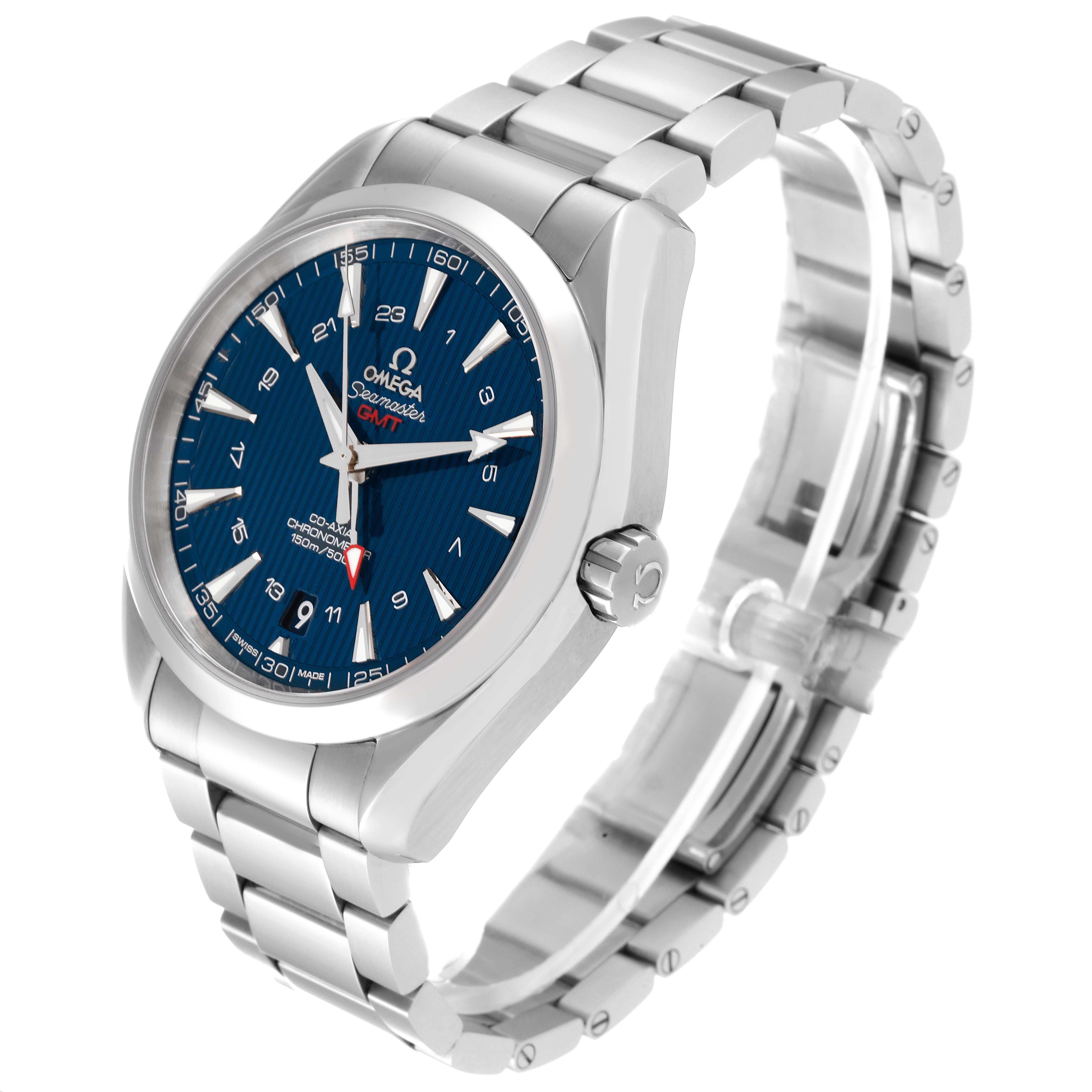 Omega Seamaster Aqua Terra GMT Acciaio Orologio Uomo 231.10.43.22.03.001 Scheda Box 1