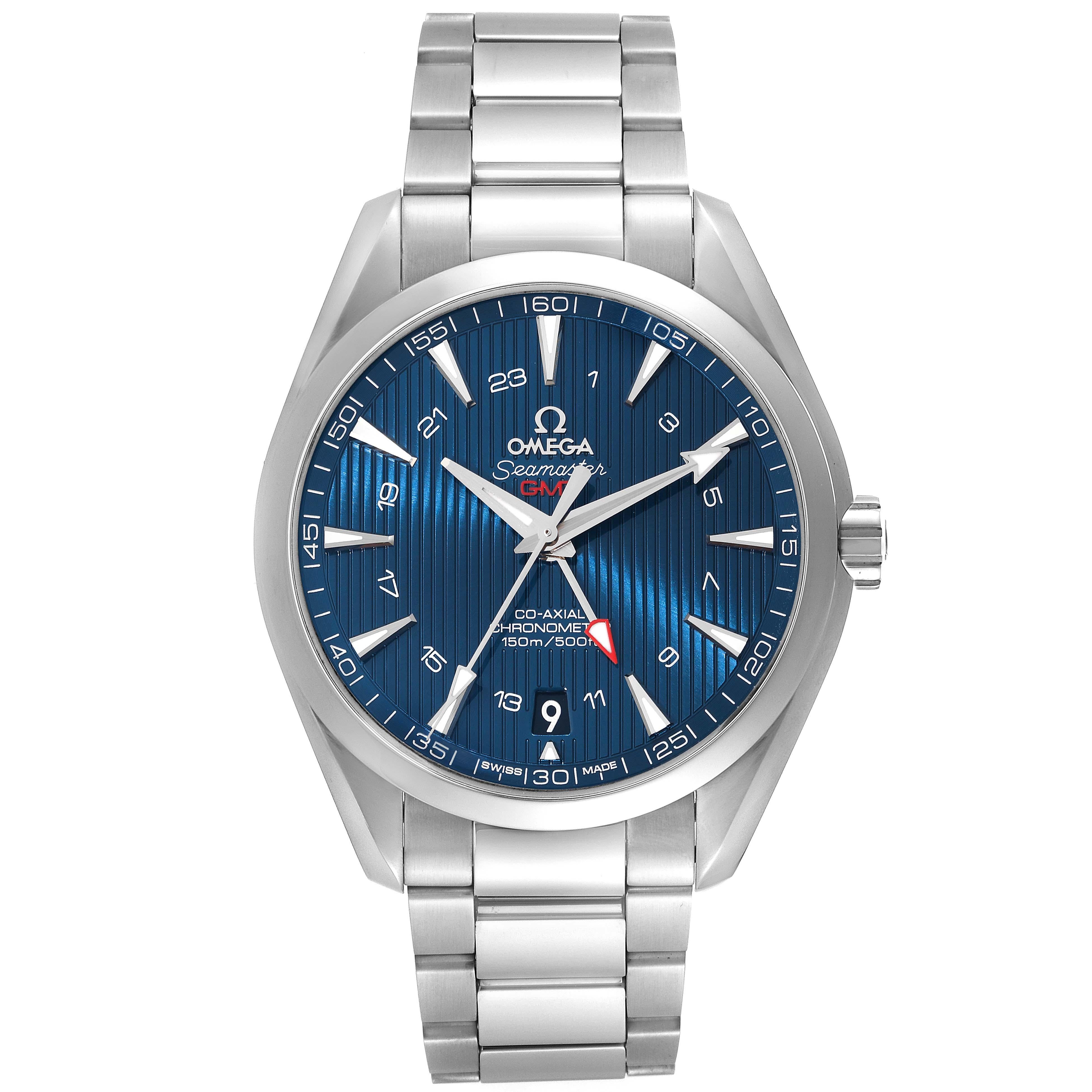 Omega Seamaster Aqua Terra GMT Acciaio Orologio Uomo 231.10.43.22.03.001 Scheda Box 4