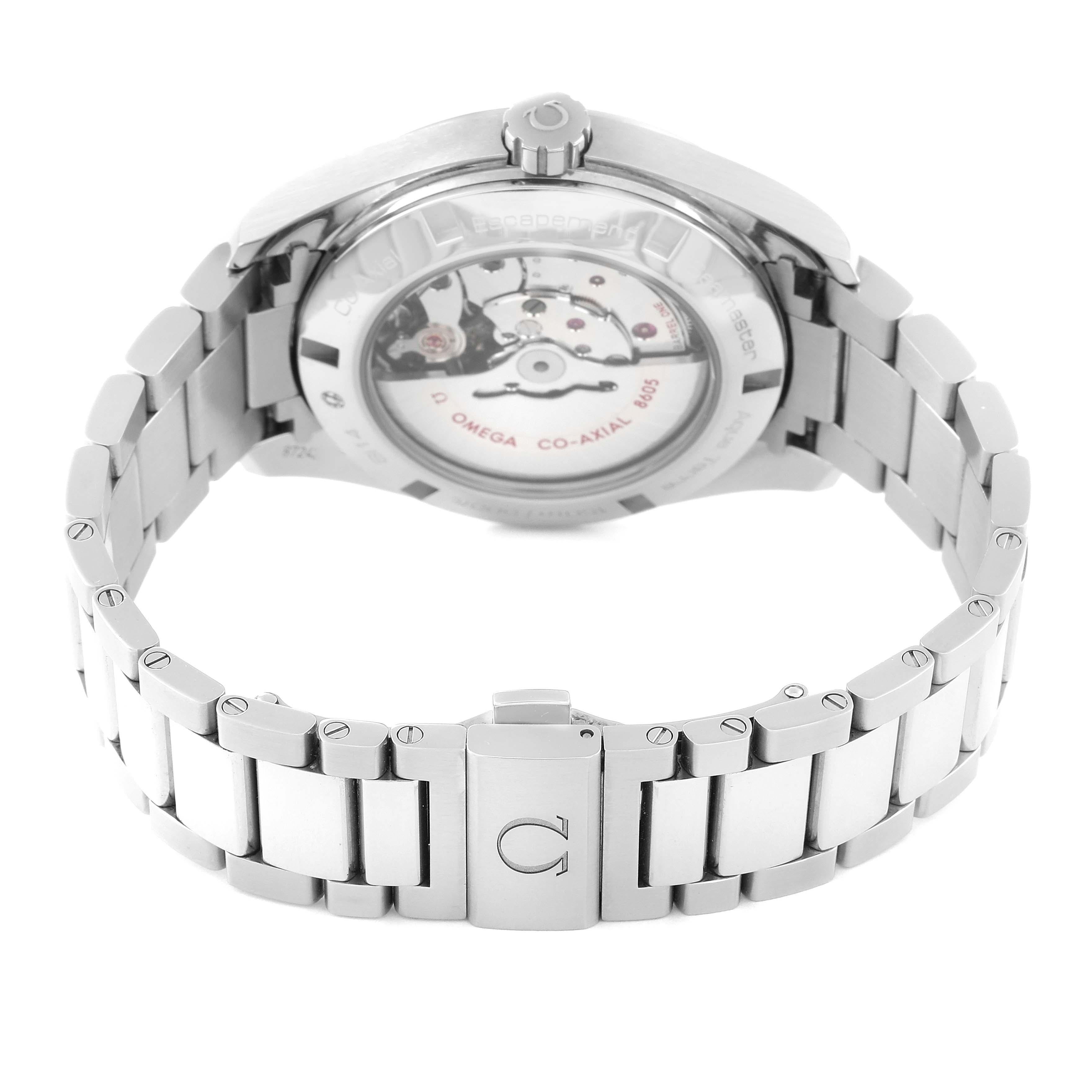 Omega Seamaster Aqua Terra GMT Acciaio Orologio Uomo 231.10.43.22.03.001 Scheda Box 4