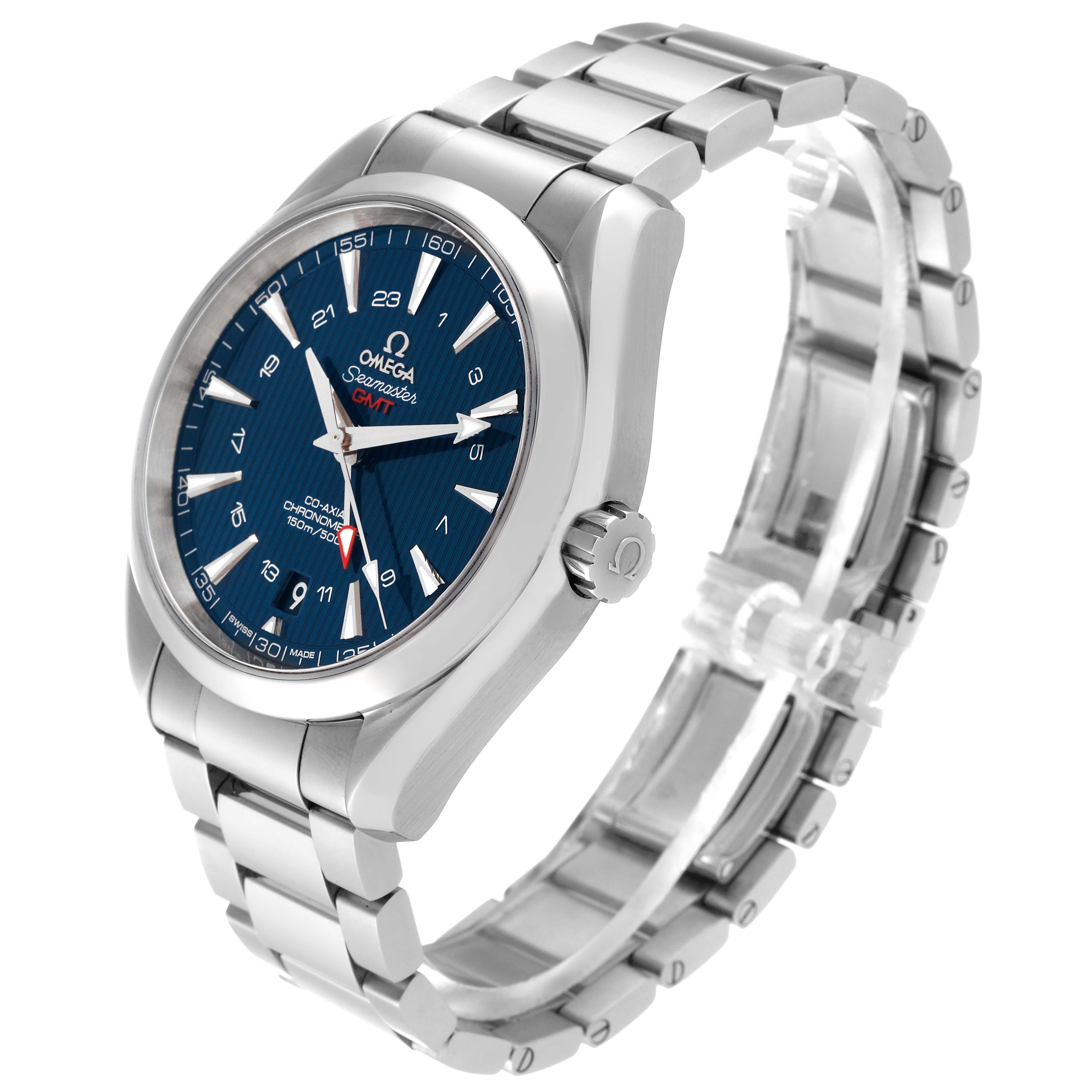 Omega Seamaster Aqua Terra GMT Acciaio Orologio Uomo 231.10.43.22.03.001 Scheda Box 6