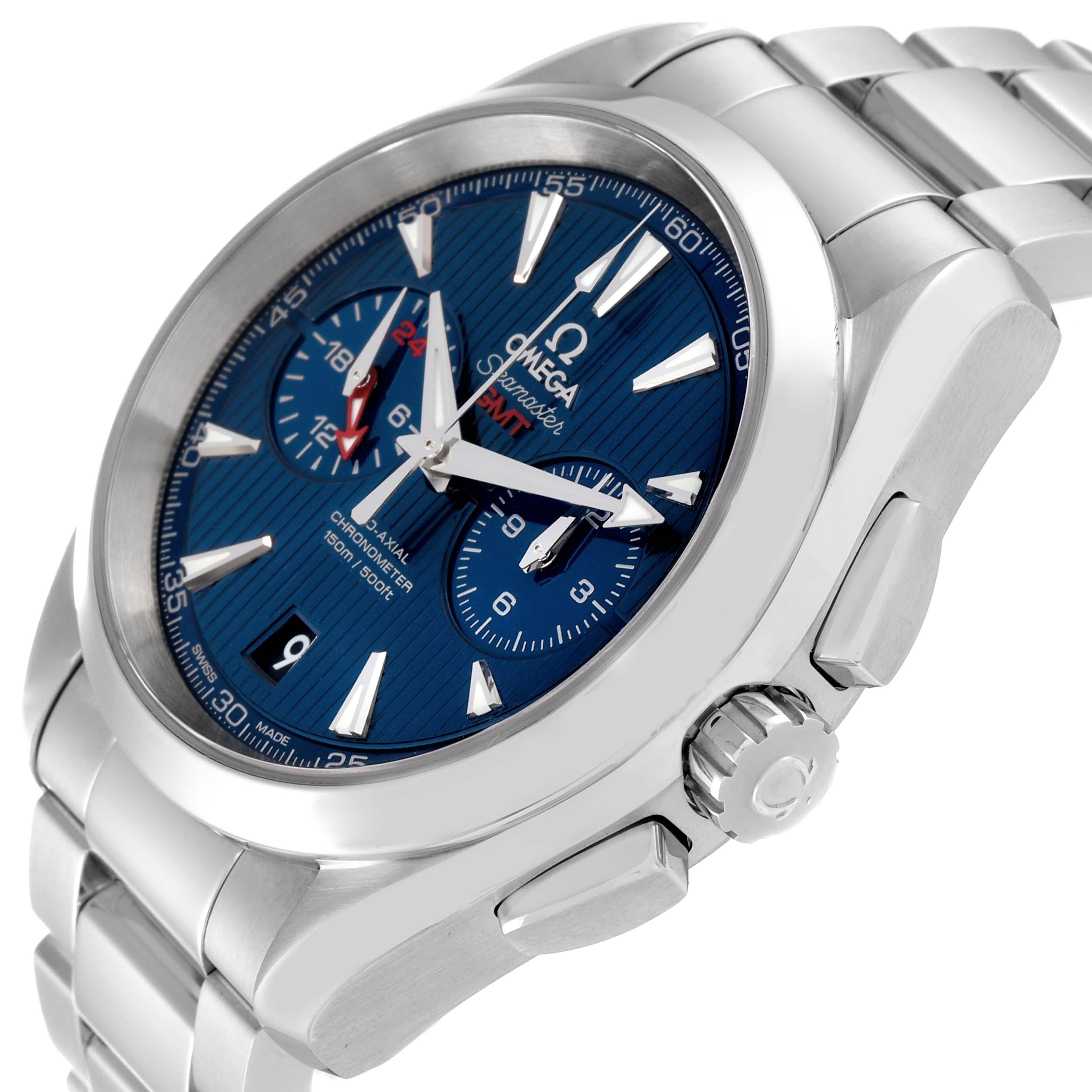 Omega Seamaster Aqua Terra GMT Stahl-Herrenuhr 231.10.43.52.03.001 2