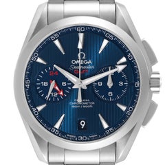 Omega Seamaster Aqua Terra GMT Steel Mens Watch 231.10.43.52.03.001