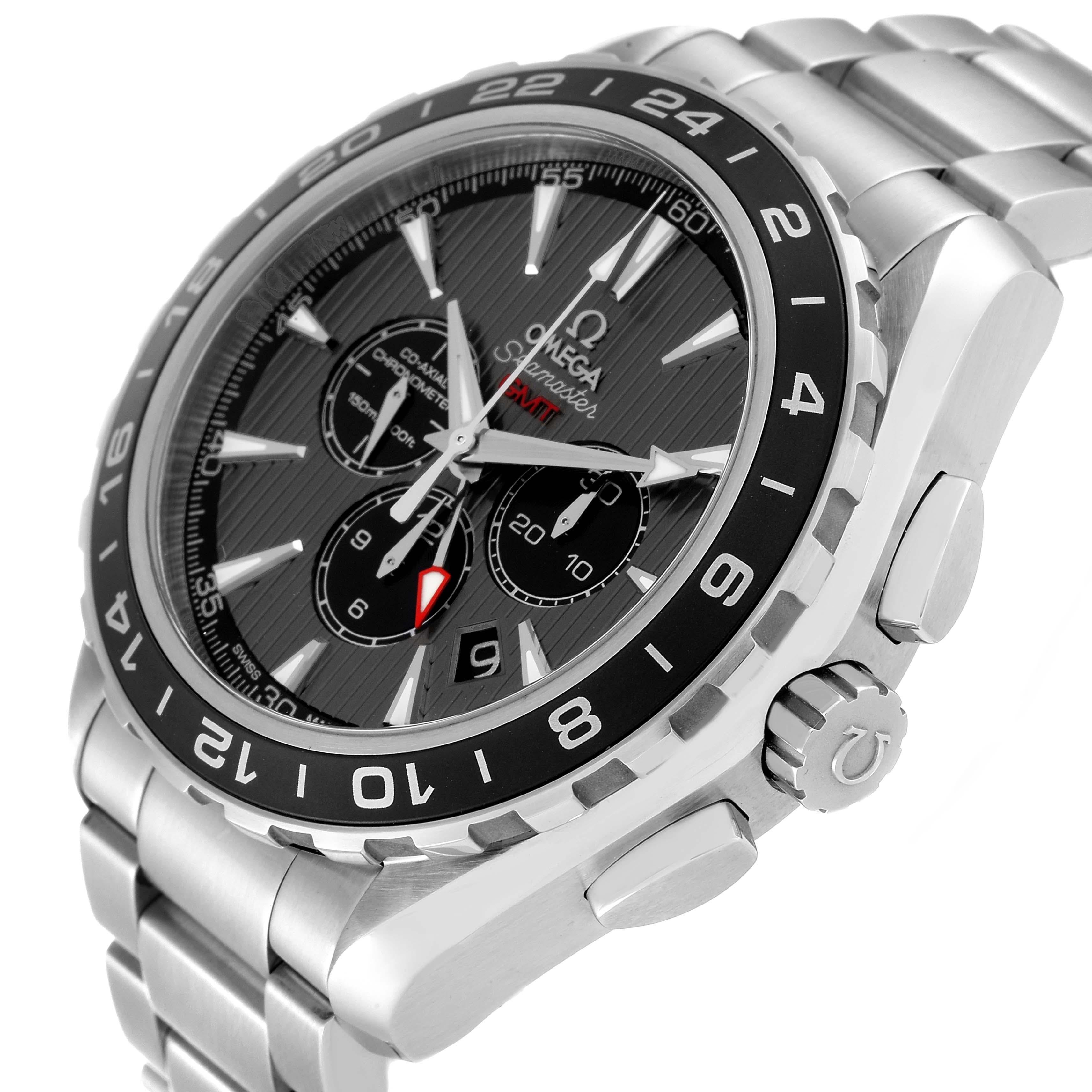Omega Seamaster Aqua Terra GMT Acciaio Orologio Uomo 231.10.44.52.06.001 Scheda Box 2