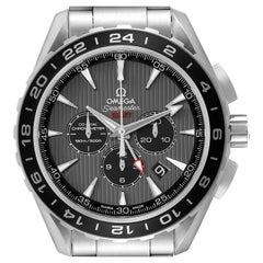 Omega Seamaster Aqua Terra GMT Acciaio Orologio Uomo 231.10.44.52.06.001 Scheda Box