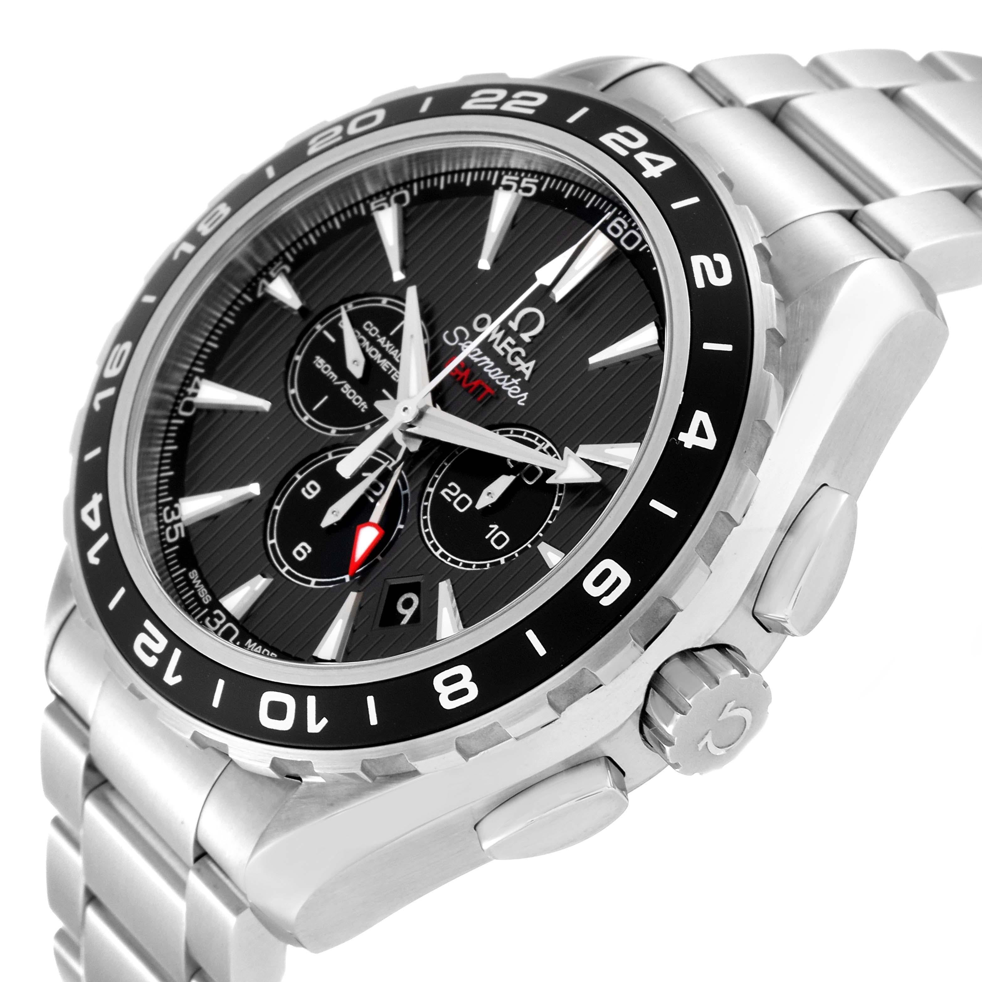 Omega Seamaster Aqua Terra GMT Orologio da Uomo in Acciaio 231.10.44.52.06.001 2