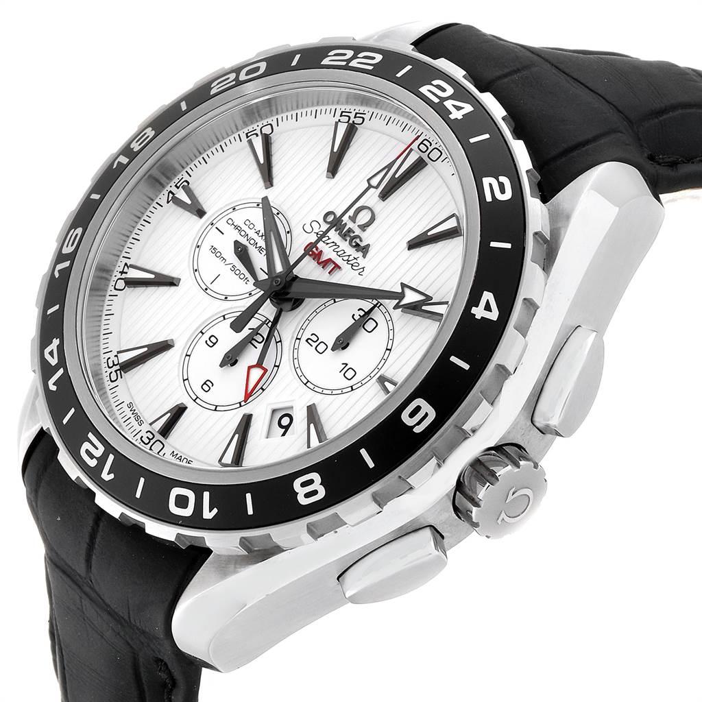 Omega Seamaster Aqua Terra GMT Steel Men’s Watch 231.13.44.52.04.001 For Sale 2