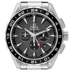 Omega Seamaster Aqua Terra GMT Steel Mens Watch 231.13.44.52.06.001 Box Card