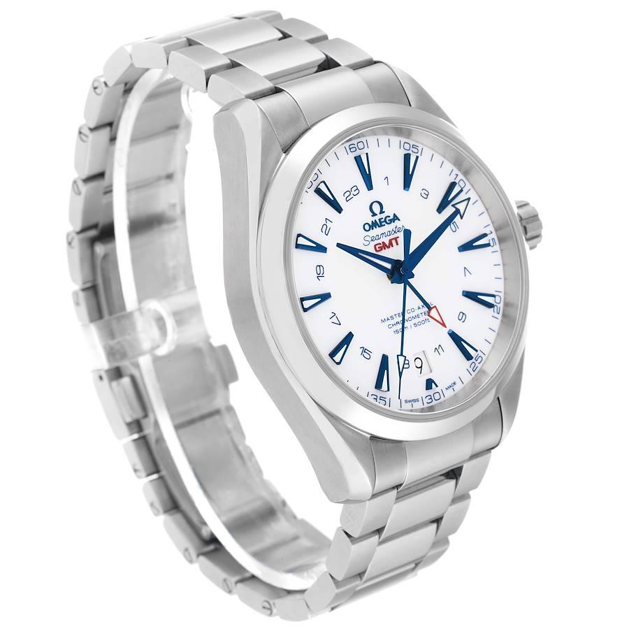 Omega Seamaster Aqua Terra GMT Titanium Uhr 231.90.43.22.04.001 Box Karte im Zustand „Hervorragend“ in Atlanta, GA