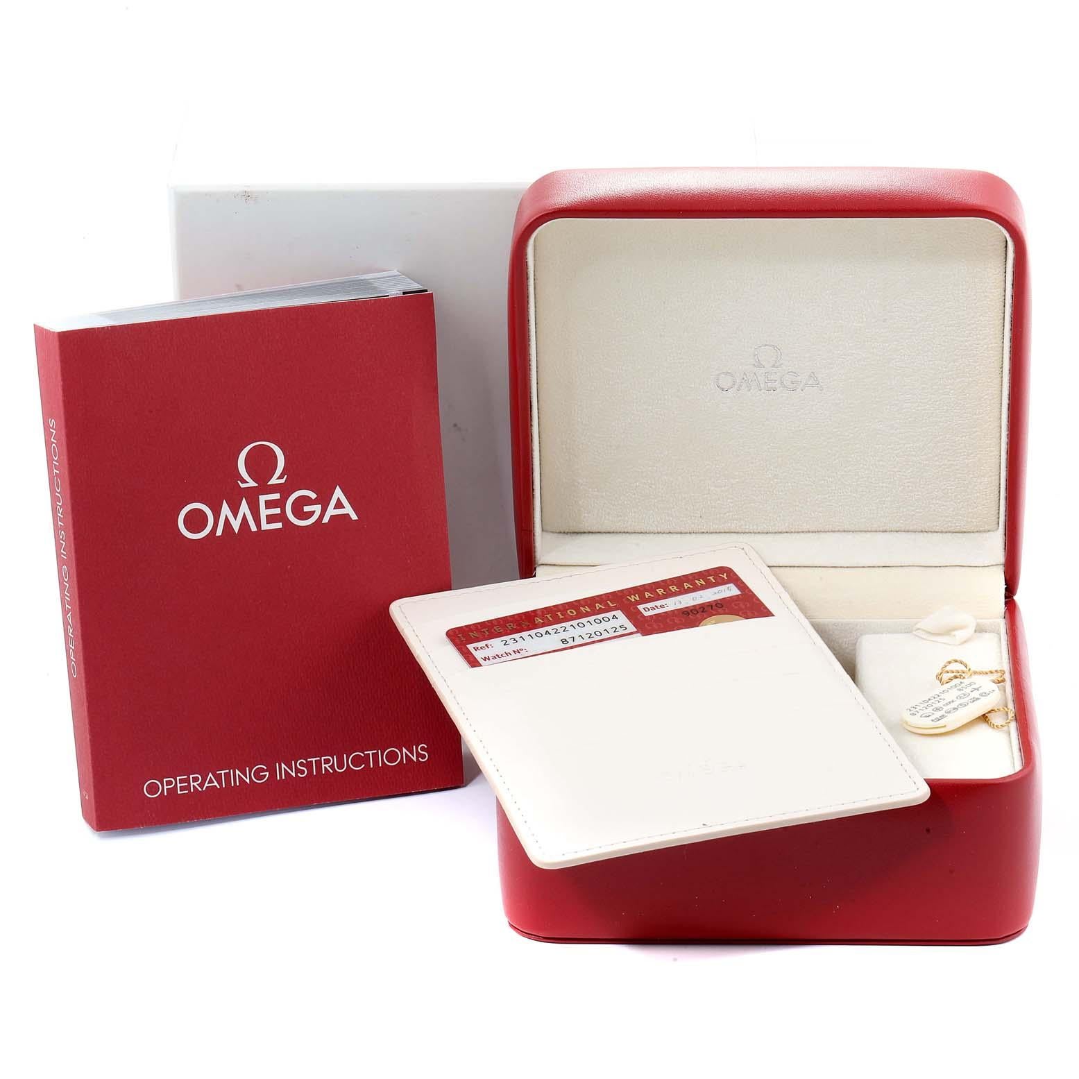 Omega Seamaster Aqua Terra Golf Edition Watch 231.10.42.21.01.004 Box Card 5