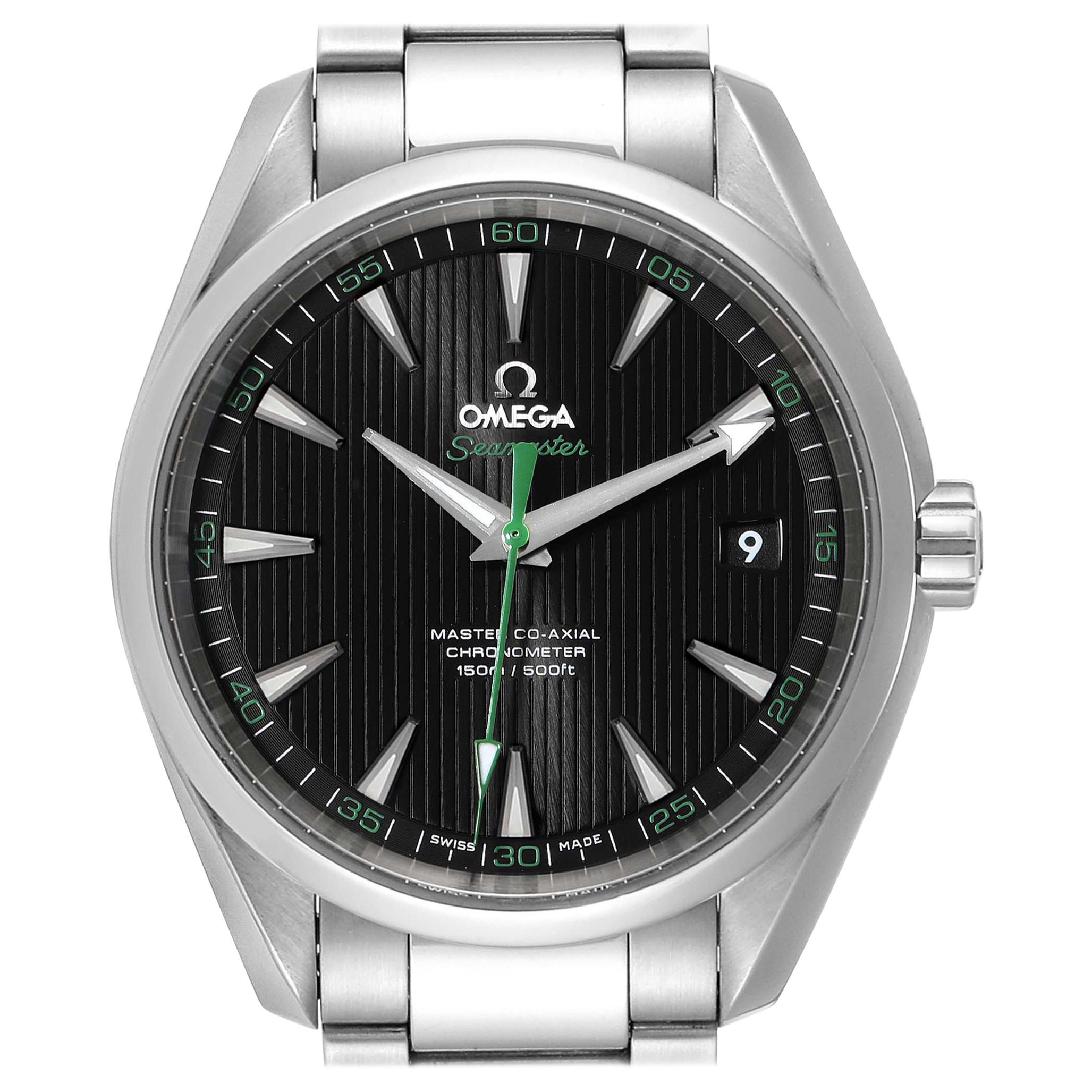 Omega Seamaster Aqua Terra Golf Edition Watch 231.10.42.21.01.004 Box Card