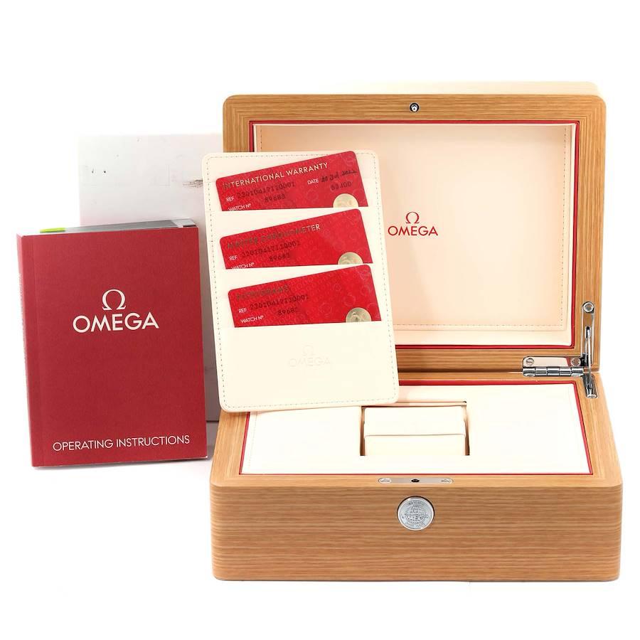 Omega Seamaster Aqua Terra Grünes Zifferblatt Stahluhr 220.10.41.21.10.001 Boxkarte im Angebot 6