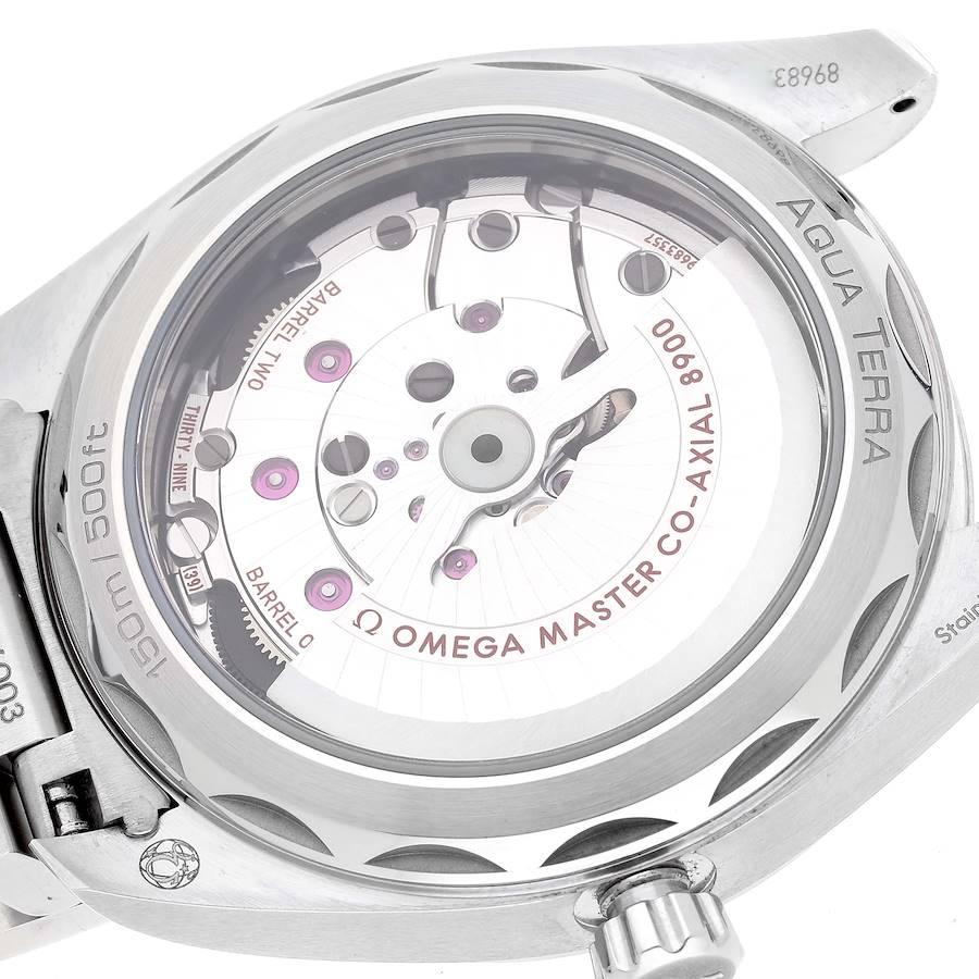 Omega Seamaster Aqua Terra Grünes Zifferblatt Stahluhr 220.10.41.21.10.001 Boxkarte im Angebot 2