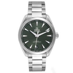 Omega Seamaster Aqua Terra Green Dial Steel Watch 220.10.41.21.10.001 Unworn