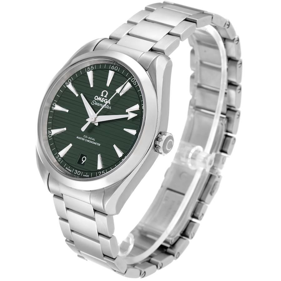 Men's Omega Seamaster Aqua Terra Green Dial Steel Watch 220.10.41.21.10.001 Unworn