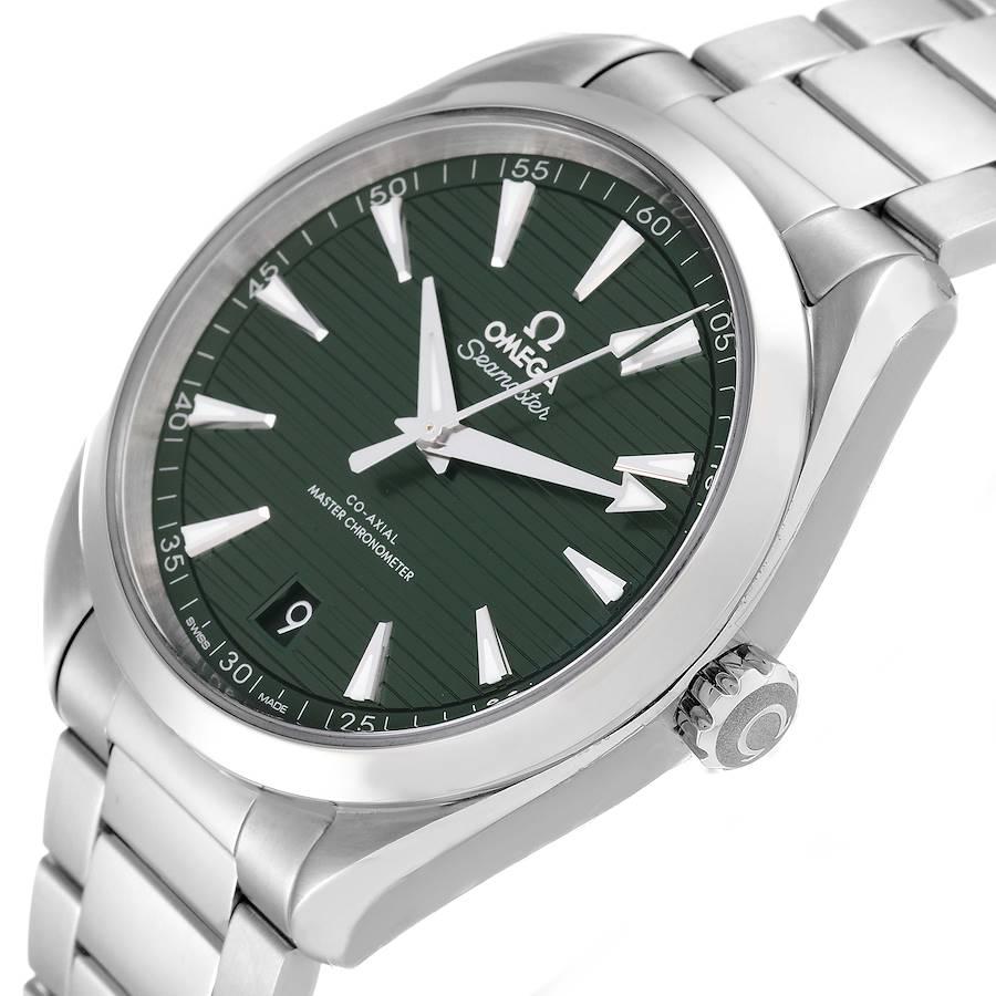 Omega Seamaster Aqua Terra Green Dial Steel Watch 220.10.41.21.10.001 Unworn 1