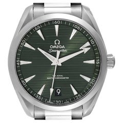 Omega Seamaster Aqua Terra Green Dial Steel Watch 220.10.41.21.10.001 Unworn