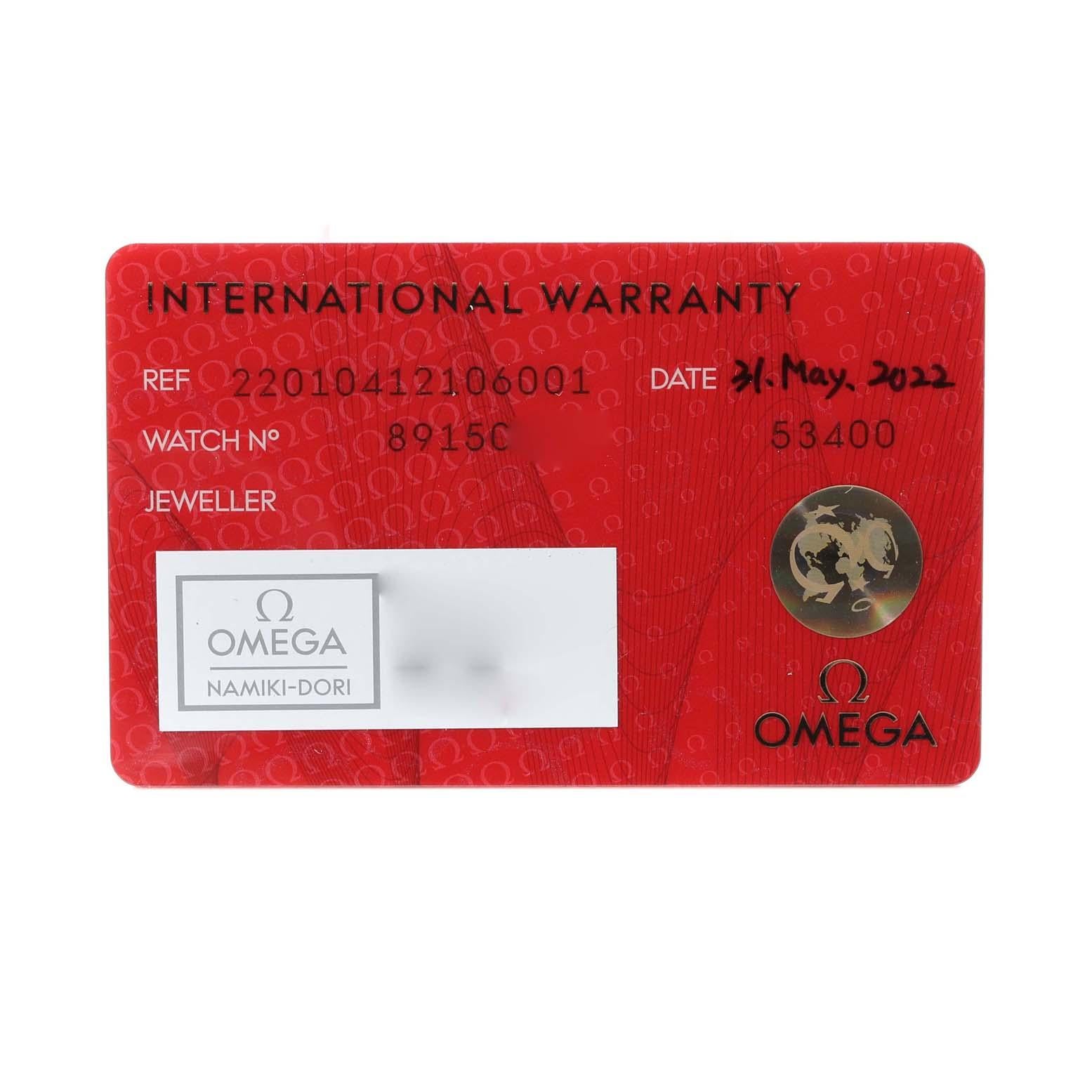 Omega Seamaster Aqua Terra Grey Dial Mens Watch 220.10.41.21.06.001 Box Card For Sale 5