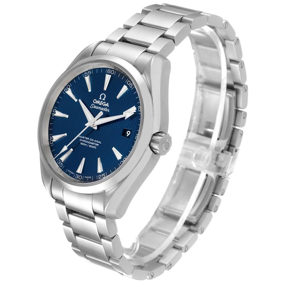 Men's Omega Seamaster Aqua Terra Mens Steel Watch 231.10.42.21.03.001 Box Card For Sale