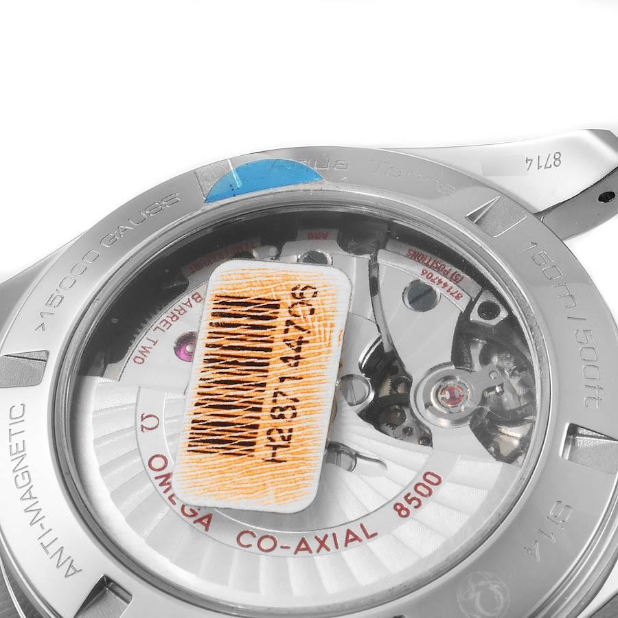 Omega Seamaster Aqua Terra Herren Stahl Uhr 231.10.42.21.03.001 Box-Karte im Angebot 3
