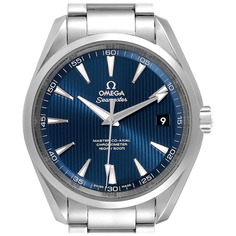 Omega Seamaster Aqua Terra Mens Steel Watch 231.10.42.21.03.001 Box Card